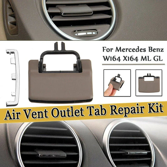 1 x Clip Repair Kit Front A/C Air Vent Outlet Tab Beige