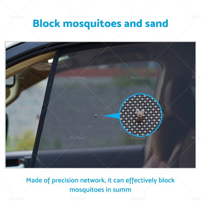 4x Foldable Window Mesh Sun Shade for Honda CR-V (2012-2017)