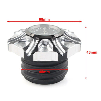Aluminum Gas Cap Fuel Tank Cover for Harley XL1200 (2004-2023)