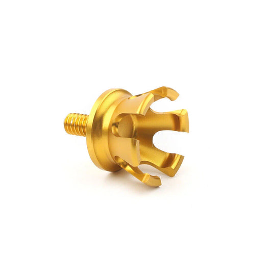 Aluminum Rear Seat Bolt Tab Gold Screw Mount for Harley Imperial Crown