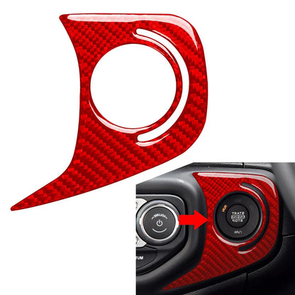 Red Engine Start Stop Button Panel Cover for Jeep Wrangler JL JLU Gladiator JT