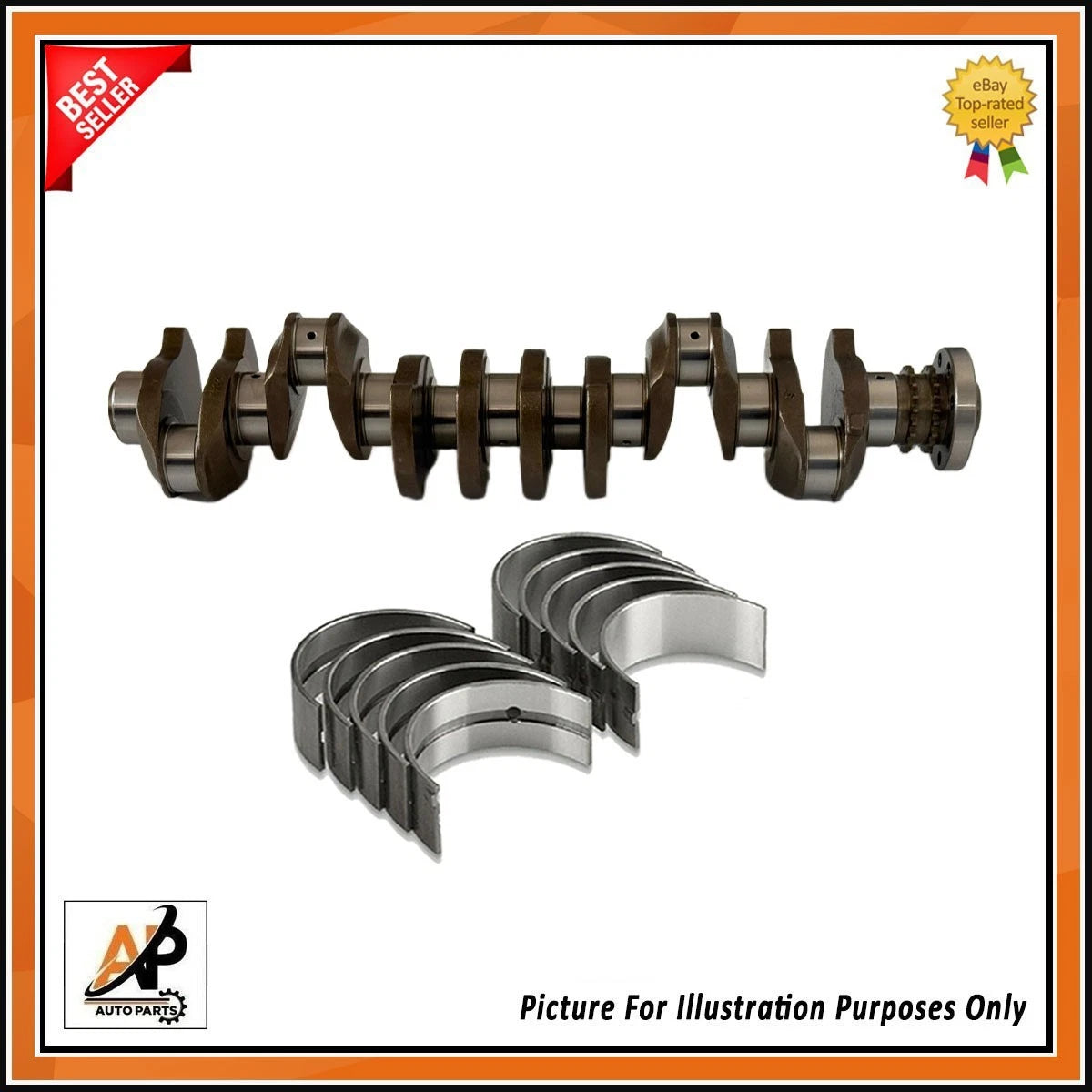 Crankshaft Main and Big End Bearing Set Replacement for BMW 3 5 6 7 (2009–2019)