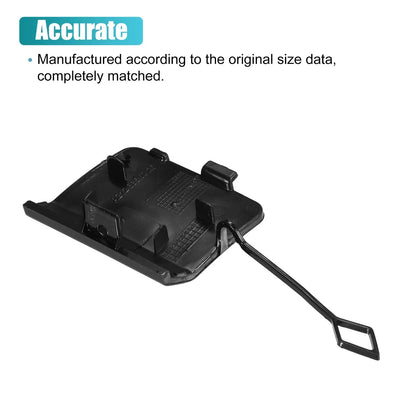 Rear Bumper Tow Hook Cap for Mercedes Benz E-Class (2010-2016) Black