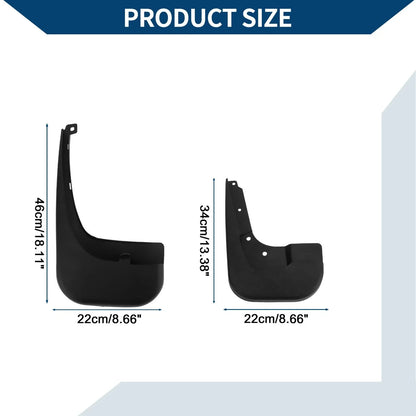 Mud Flaps Splash Guards for Mercedes-Benz Vito V-Class (2016-2023)