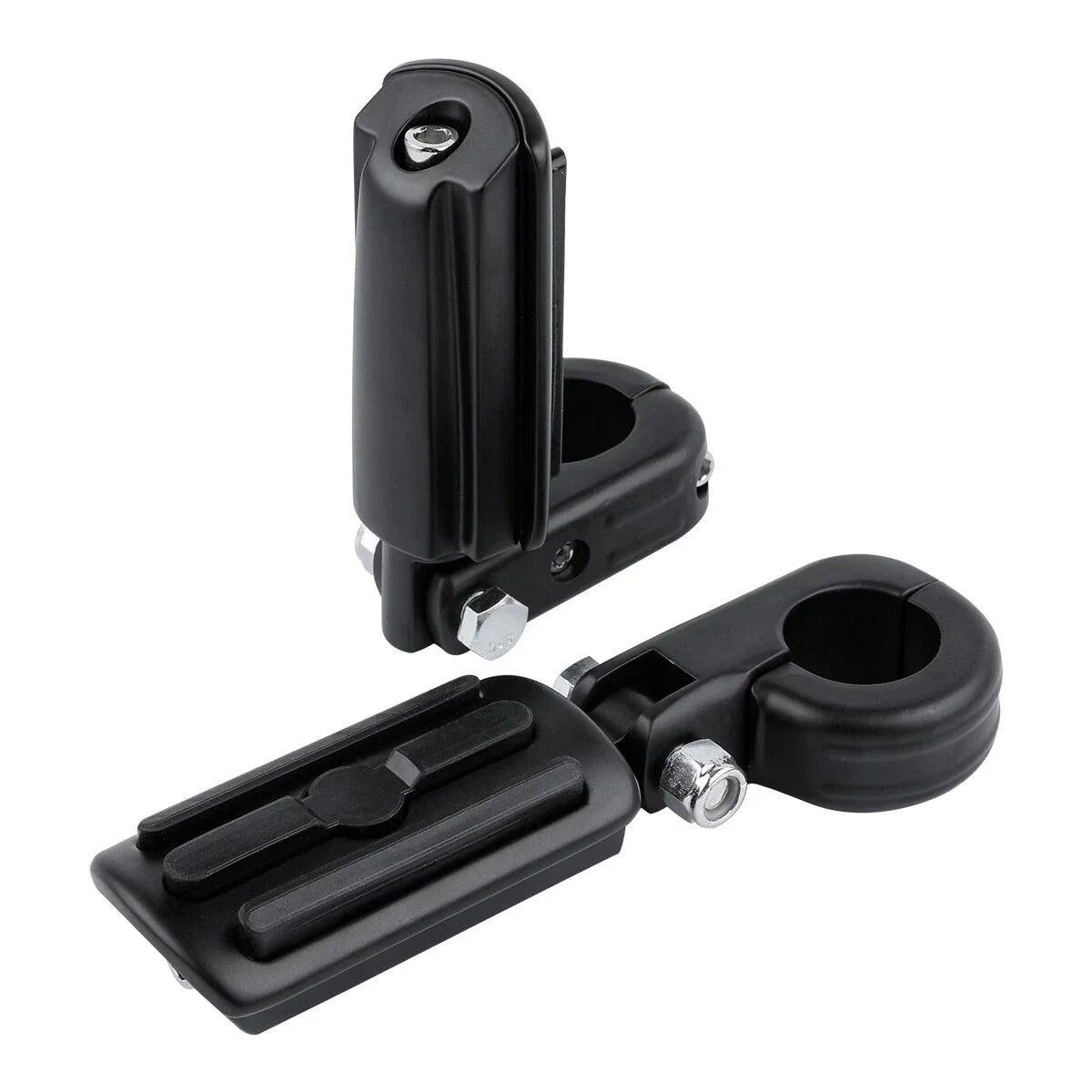 1-1/4" Highway Bar Foot Pegs Clamps for Harley Touring Electra Road Glide (2009-2023)