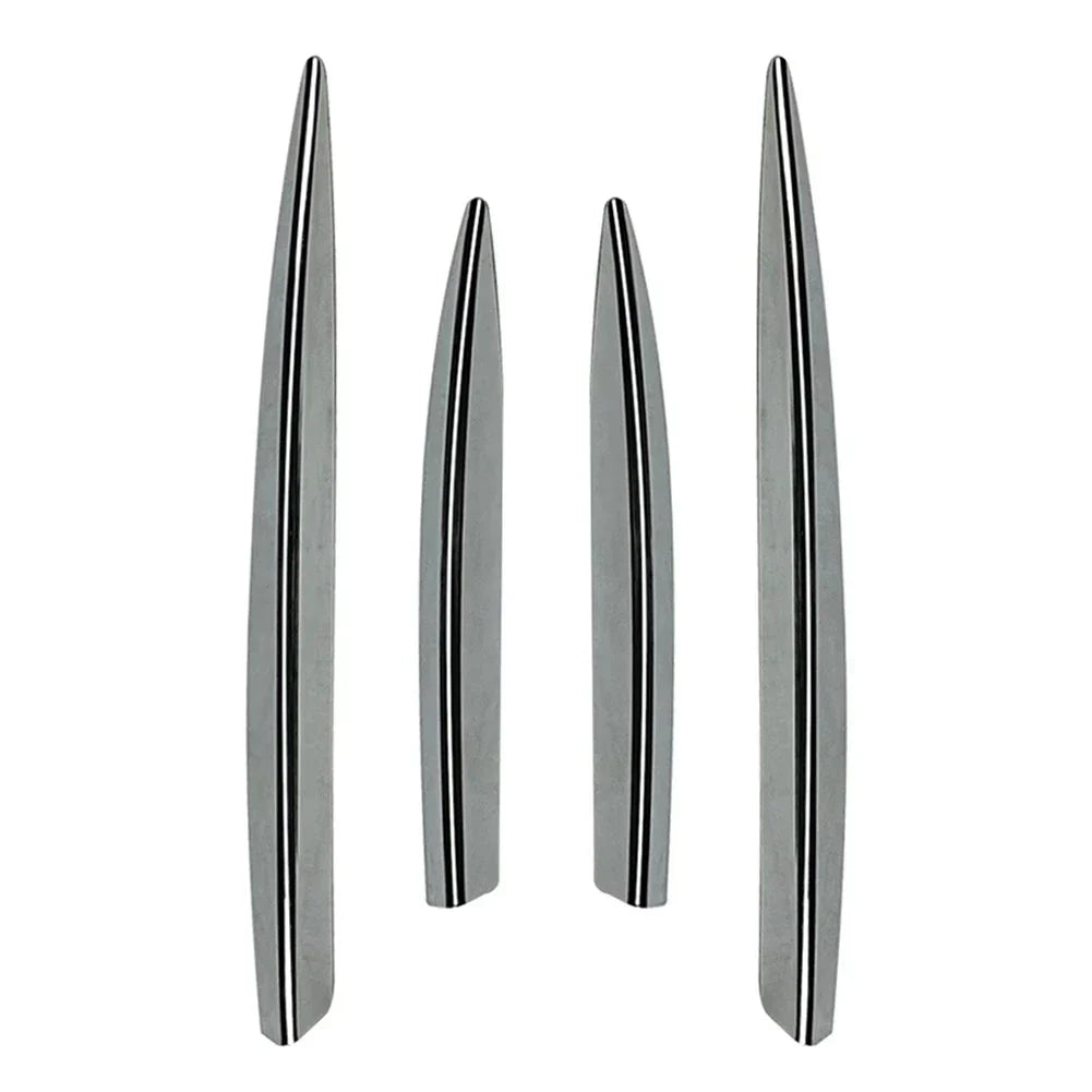 Fog Light Strips Grille Cover Trim Chrome for Mercedes Benz A Class (2023)