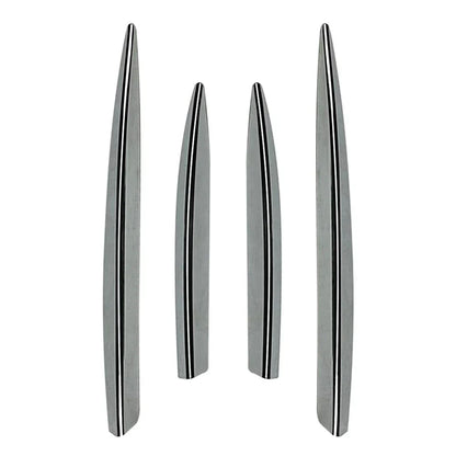 Fog Light Strips Grille Cover Trim Chrome for Mercedes Benz A Class (2023)