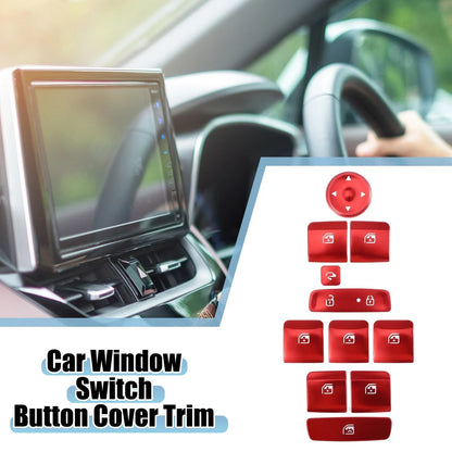 Window Switch Button Cover Trim for Hyundai Elantra 2021-2022 Red