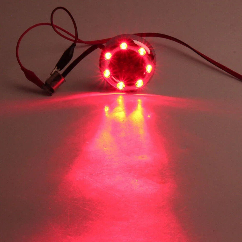 Red LED Turn Signal Lights Trim Ring for Harley Sportster