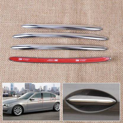 4 x Stainless Steel Door Handle Trims for BMW 5 Series 528 F10 F11 F18 (2010-2017)