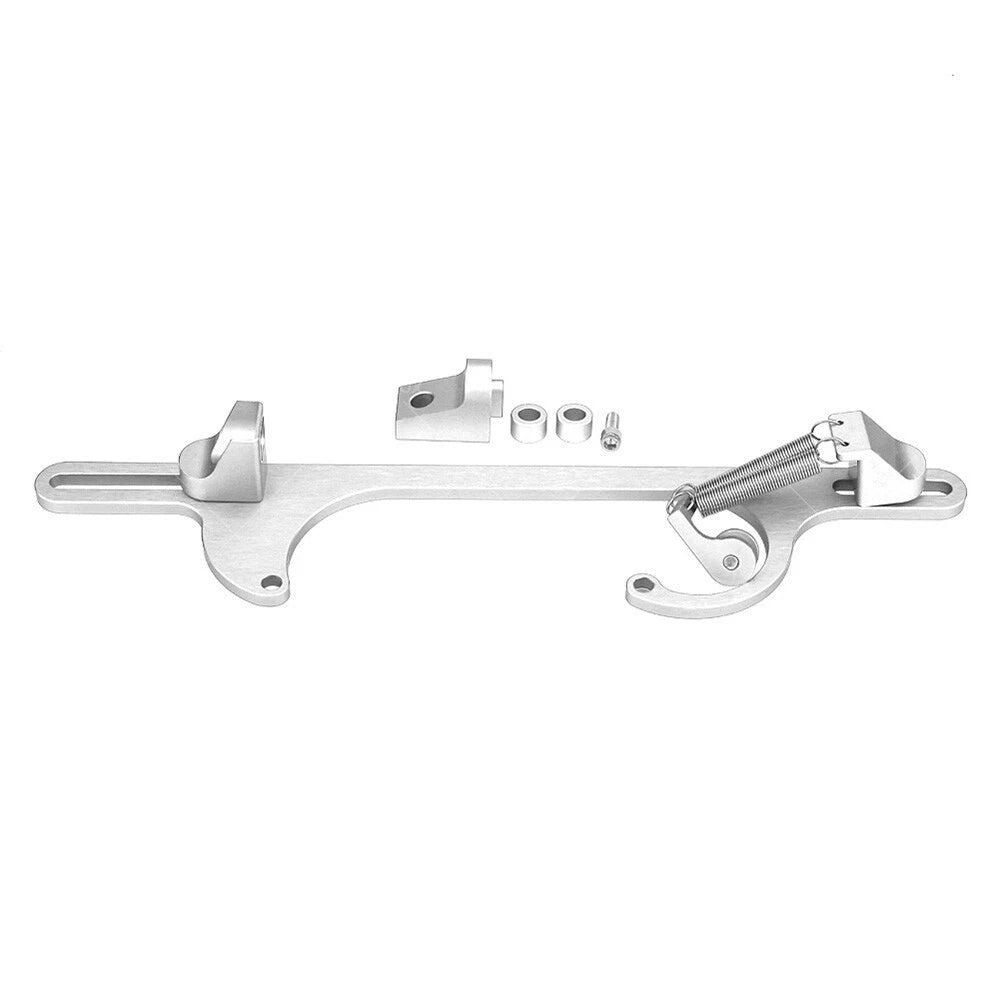 Silver Throttle Cable Bracket for Carburetor 4150 4160 (Fits Various Models)
