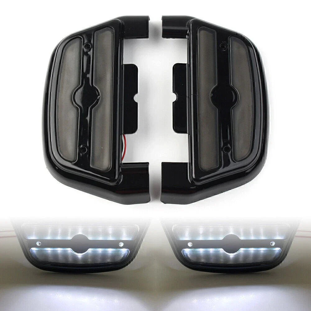 Passenger Footboard Cover LED Light for Harley Touring Road King (2014-2023)