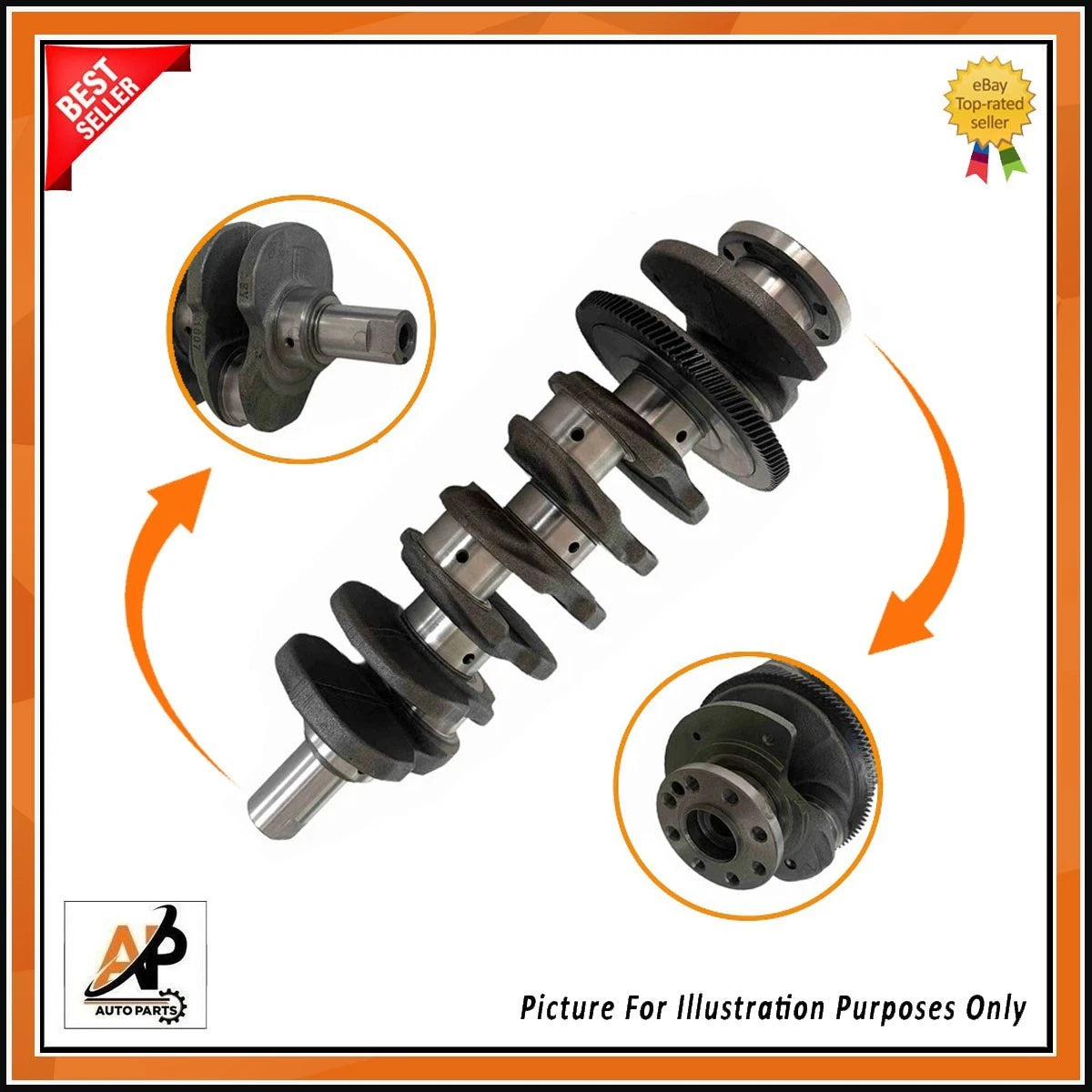 Engine Crankshaft Bearing Set Replacement for Opel Movano 2.3 (2010–2021)