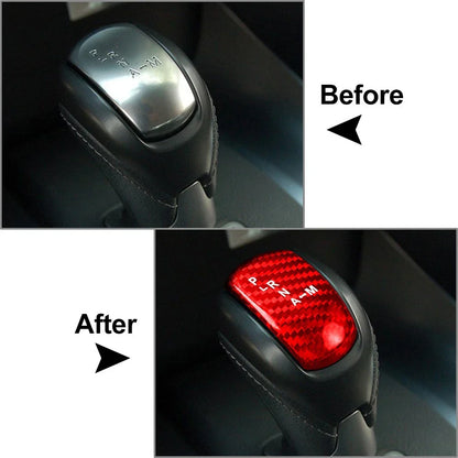 Carbon Fiber Gear Shift Knob Cover Trim for Nissan GTR R35 (2008-2016)