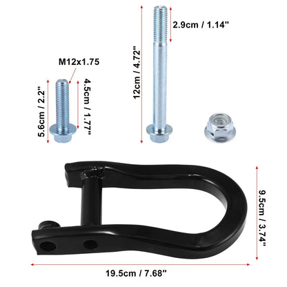 Front Recovery Tow Hook Kit for Chevy Silverado 1500 & GMC Sierra 1500 (2014-2023)