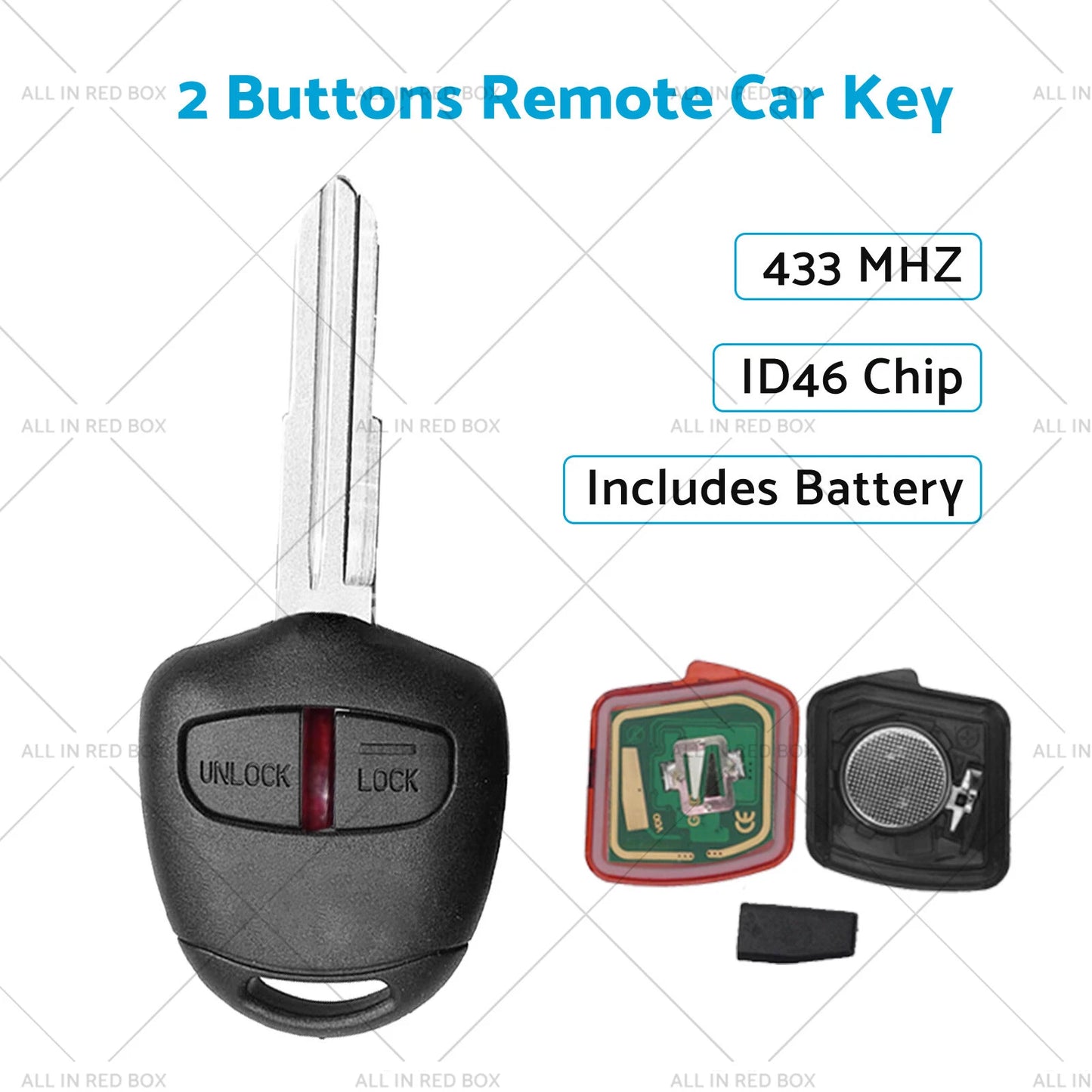 Remote Control Key for Mitsubishi Triton Pajero Lancer Outlander