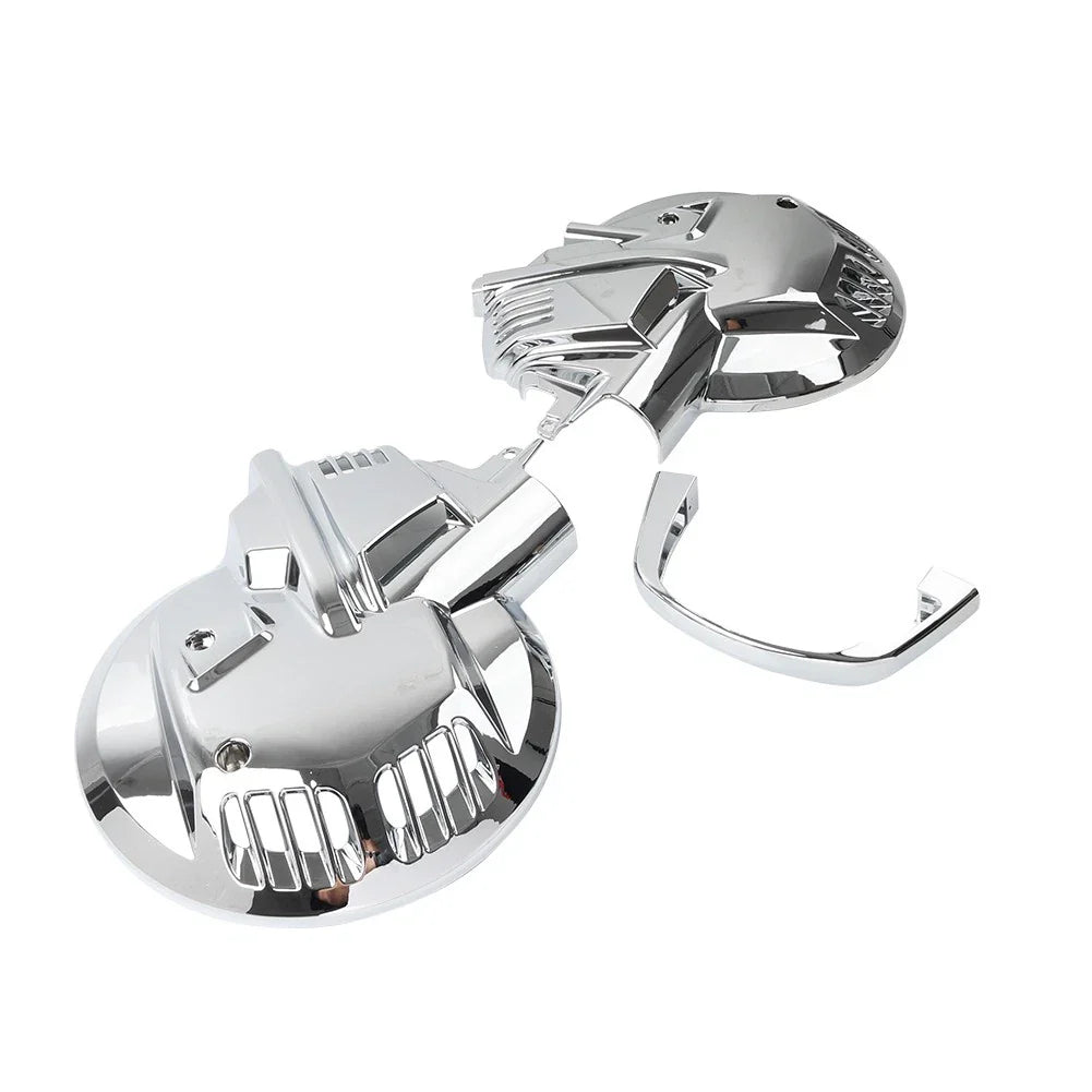 Chrome Front Brake Rotor Disc Covers for Honda Goldwing GL1500 88-00
