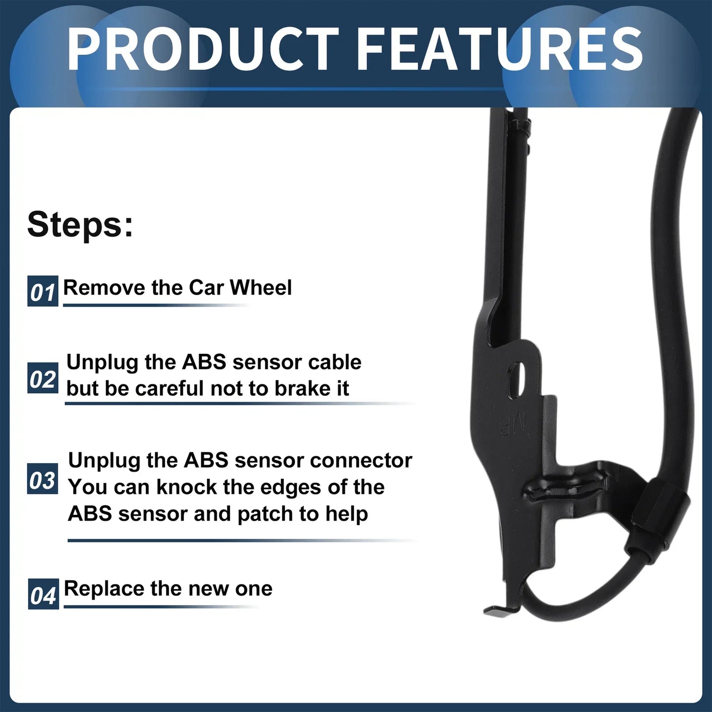 ABS Wheel Speed Sensor for Lexus RX350 (2010-2015)