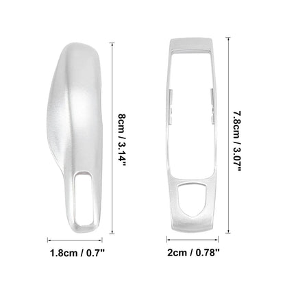 Silver Tone Car Remote Key Cover Fob Case for Porsche Cayenne, Panamera (2003-2023)