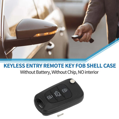 3 x Keyless Entry Remote Key Fob Shell Case for Hyundai I20 I30 I35 (2008-2017)