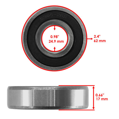 Deck Pulley Bearing Replacement for John Deere 737 757 777 797 (Mid-Mount)