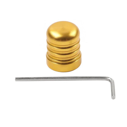 Gold Heel Shift Lever Eliminator Shaft Cap for Harley Touring Road King (1980-2023)