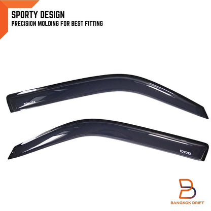 Weather Shield Window Visor Rain Guard for Toyota Hiace Commuter (2005-2019)