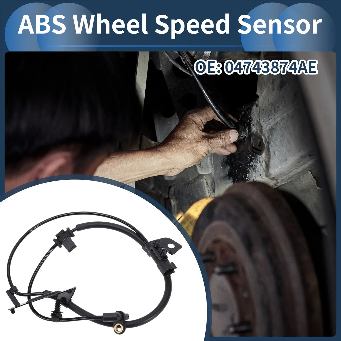 ABS Wheel Speed Sensor for Dodge Journey Sport Utility (2009-2020)