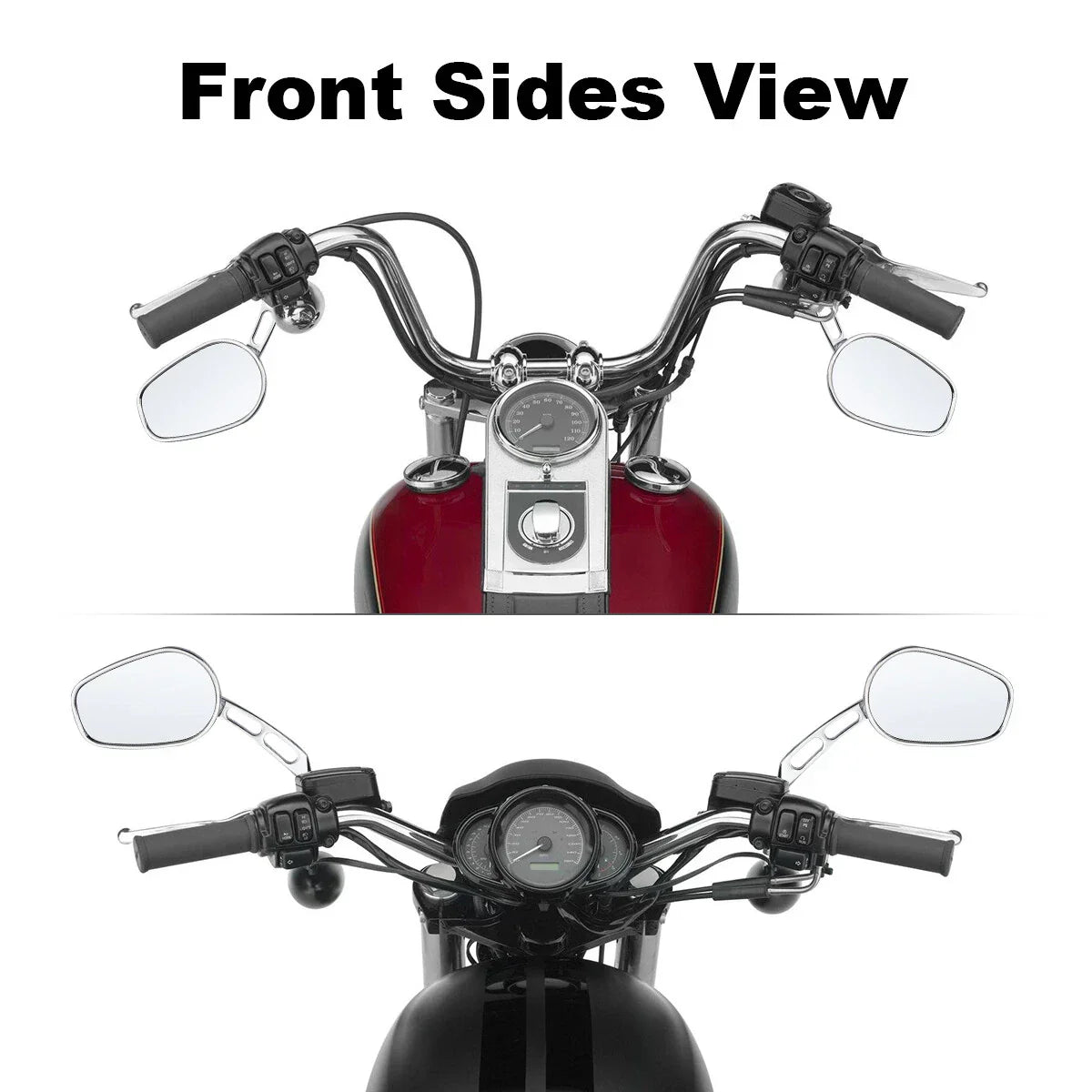 RearView Mirror for Harley Street Fat Boy Wide Glide Low Rider Switchback