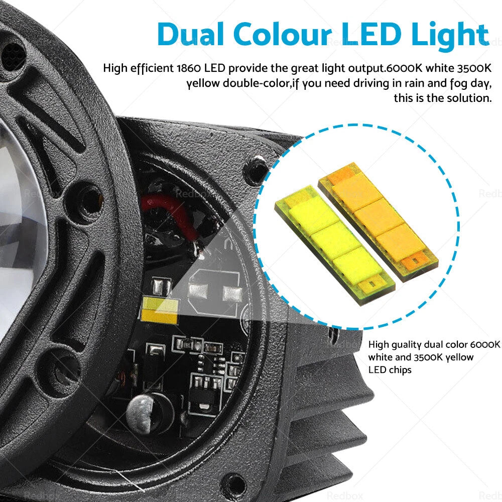 3" Flush Mount LED Work Light Bar for 4WD