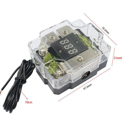 100A Car Audio Amplifier Fuse Holder Power Distribution Block Splitter