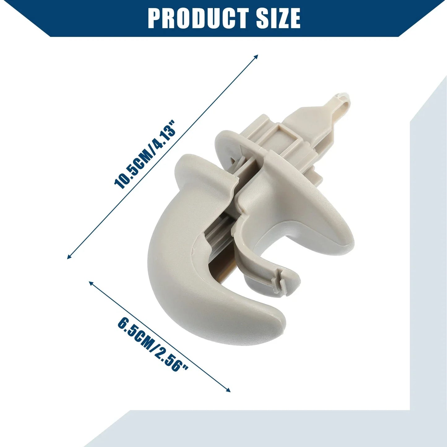 Coat Hook Clothes Hanger for Dodge RAM 1500 2500 (2002-2005) Gray