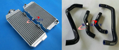 Aluminum Radiator + Black Hose for Honda ATC250R (1985-1986)