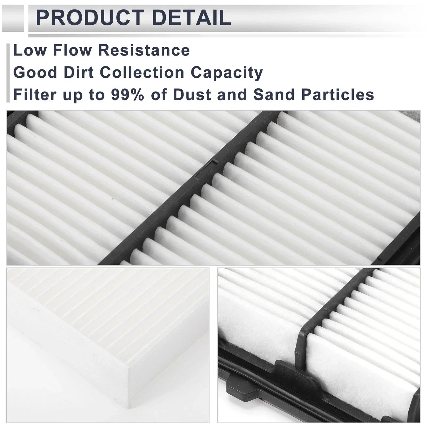 Engine Cabin Air Filter Combo for Honda Insight 1.3L (2010-2014)
