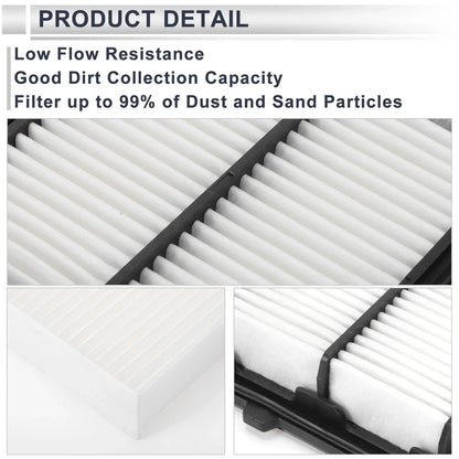 Engine Cabin Air Filter Combo for Honda Insight 1.3L (2010-2014)