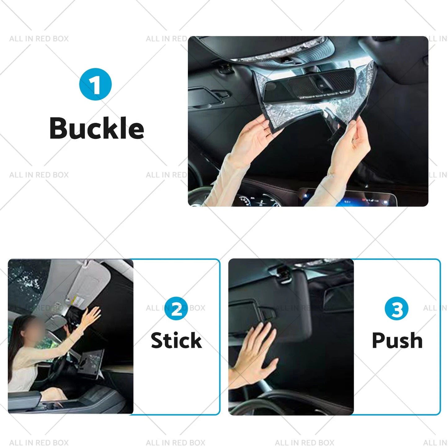 6 Layer Thick WindScreen SunShade for Leapmotor C10 (2024-2025) UV Protection