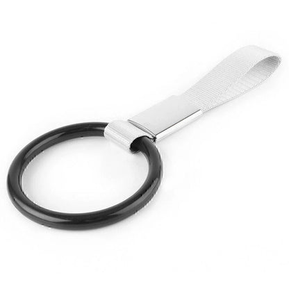 Tsurikawa Ring Handle Strap Charm for Subway Train Bus - Black