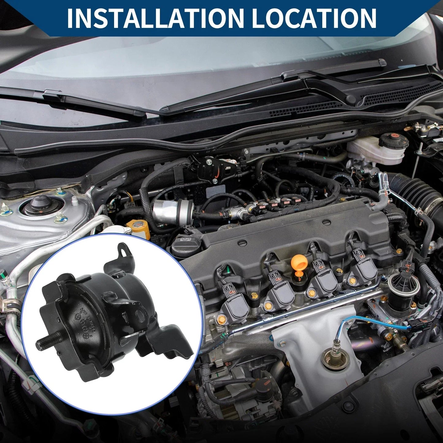 Left Engine Motor Mount for Honda Civic 1.6L (1996-2000)
