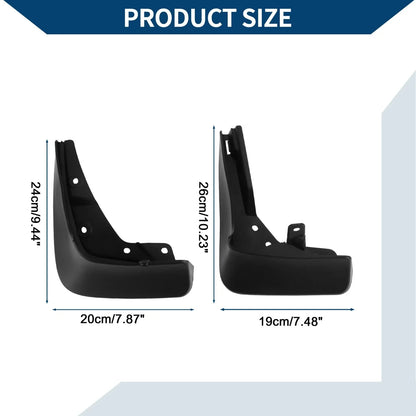 Mud Flaps Splash Guards 1 Set for Mercedes-Benz C-Class (2021-2023)