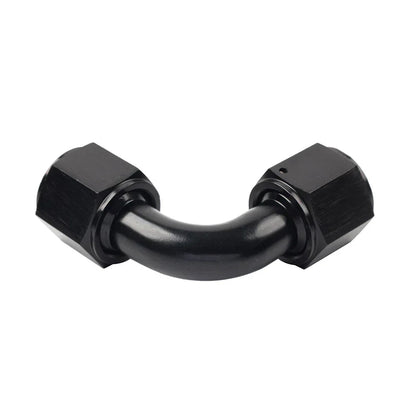 90 Degree 10AN Female to Female Swivel Coupler Fitting Adapter Connector