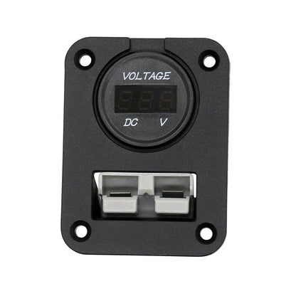 50 Amp Plug Socket w/ Voltmeter for Anderson Caravan Boat Camper