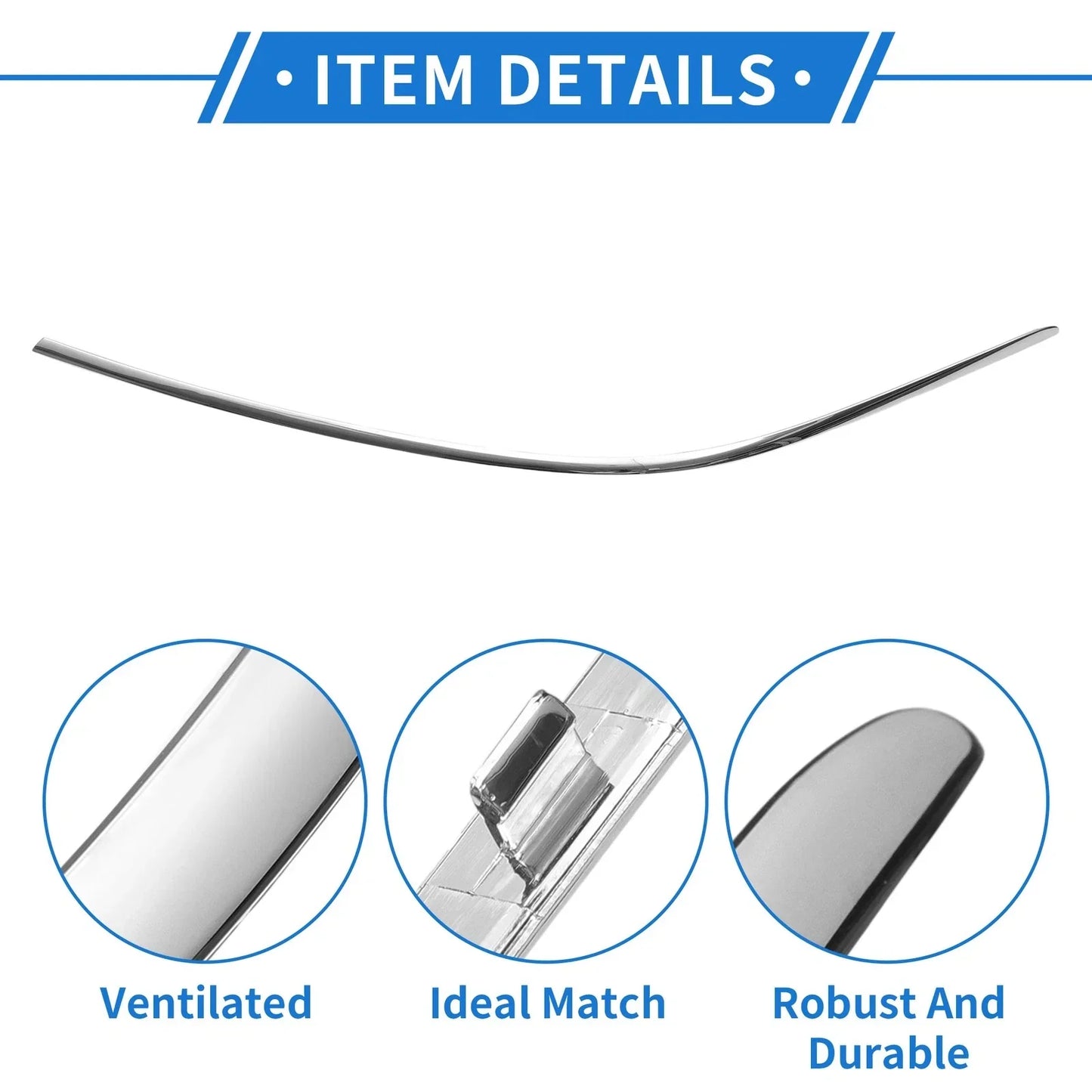 Front Left Bumper Grille Trim for Mercedes-Benz W221 (2010-2013)