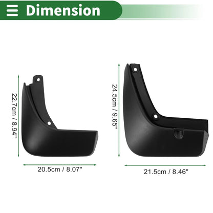 Mud Flaps Splash Guards for Hyundai Genesis GV80 2021-2023 with Mounts
