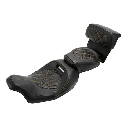 Driver Passenger Seat Backrest for Harley Touring CVO Street Glide (2014-2023)