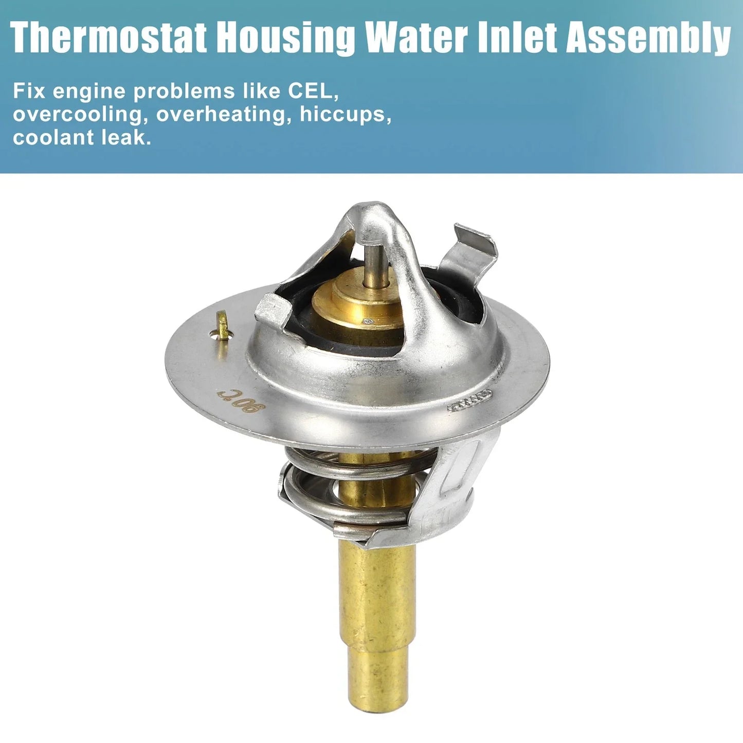 Engine Coolant Thermostat for Mercedes-Benz C230 1.8L (2003-2005)