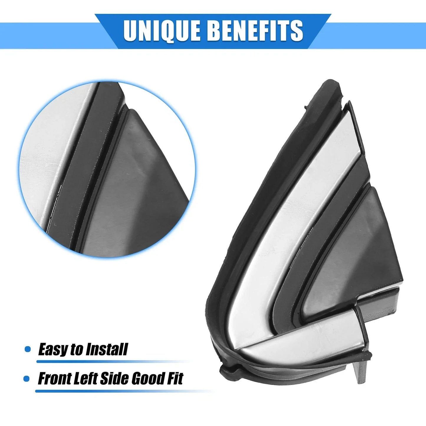 Front Left Mirror Corner Triangle Fender Cover for Honda CR-V (2007-2011)
