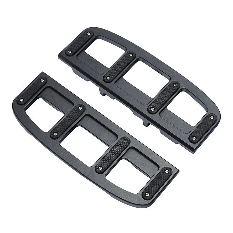 Matte Black Rider Driver Footboard for Harley Fat Boy Heritage Classic (18-24)