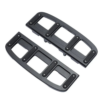 Matte Black Rider Driver Footboard for Harley Fat Boy Heritage Classic (18-24)