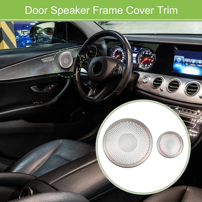 4 x Car Front Door Speaker Frame Cover Trim for Mercedes Benz C238 W238 (16-22)