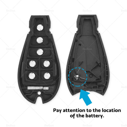 Keyless Remote Key Fob Shell for Jeep Grand Cherokee (2008-2012)